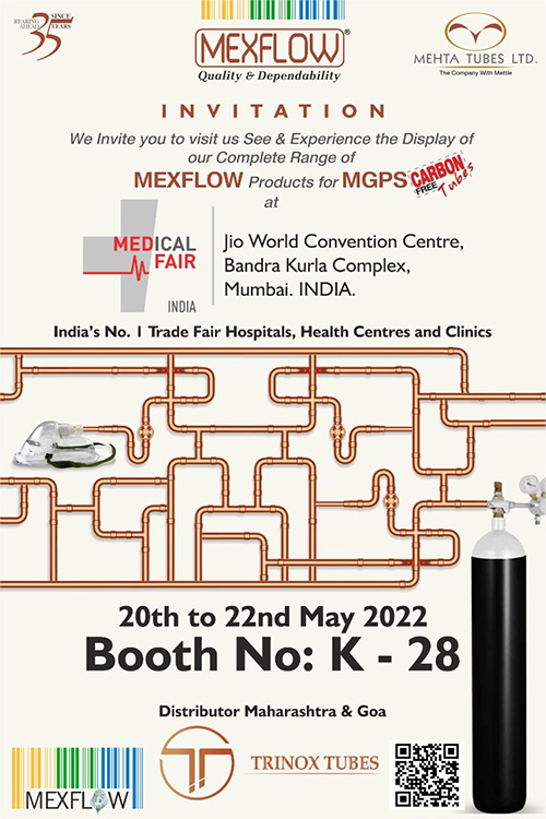 Medical Fair India 2022: Mexflow Invites You For India's No. 1 Trade Fair for Hospitals, Health Centres and Clinics