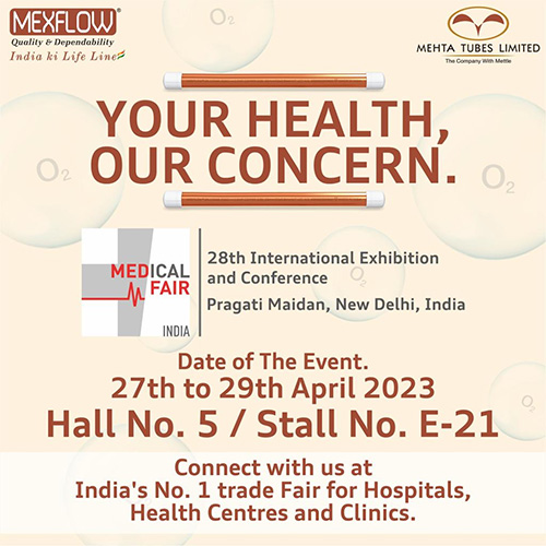 Medical Fair India 2023: Mexflow invites you to India's No.1 Trade Fair for Hospitals, Health Centers & Clinics